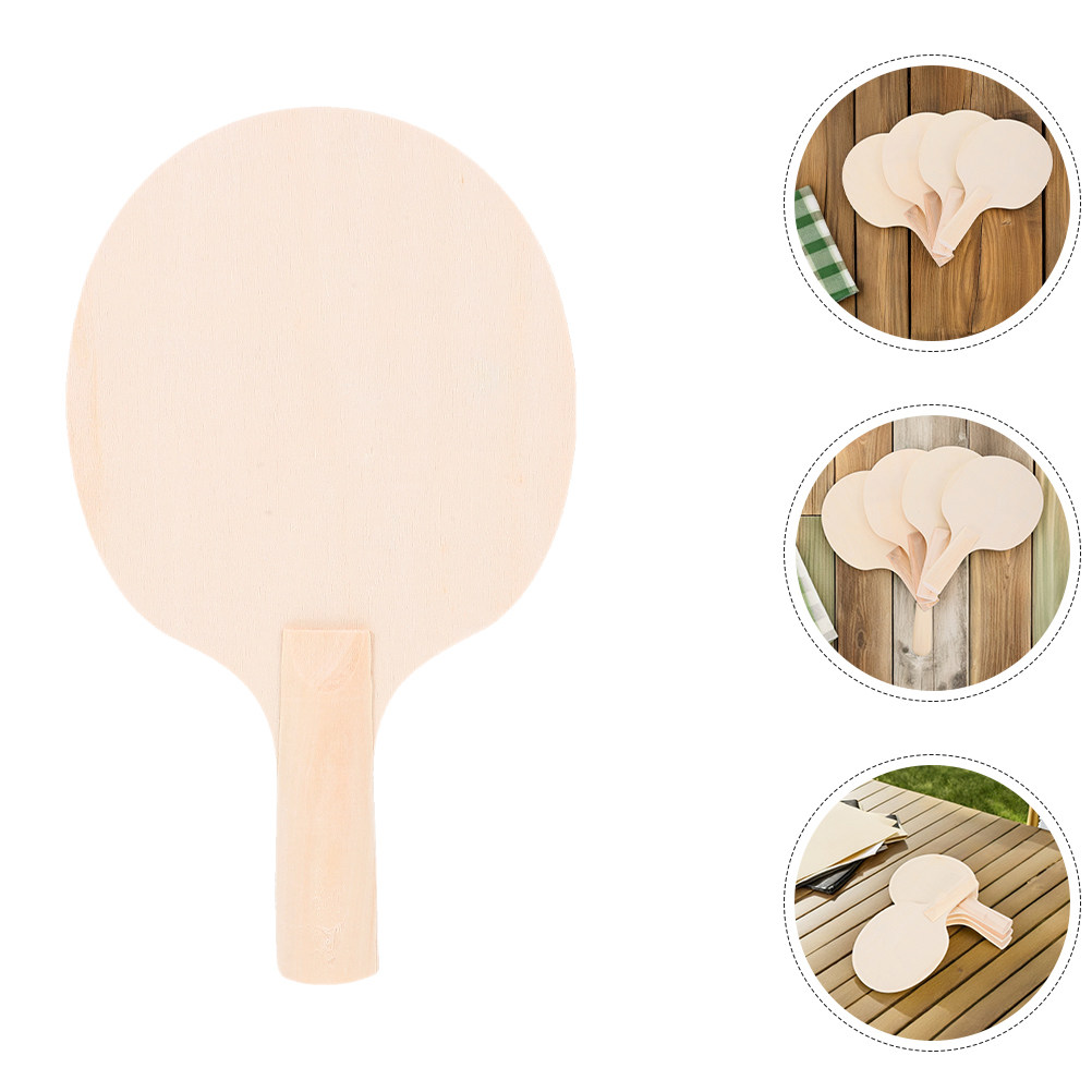 Table Tennis Racket - 4Pair DIY Table Tennis Paddle Blanks