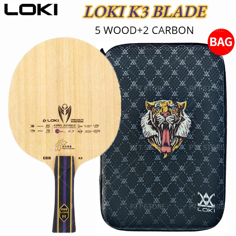 Table Tennis Kit Bag - Original LOKI Kirin K3 Table Tennis