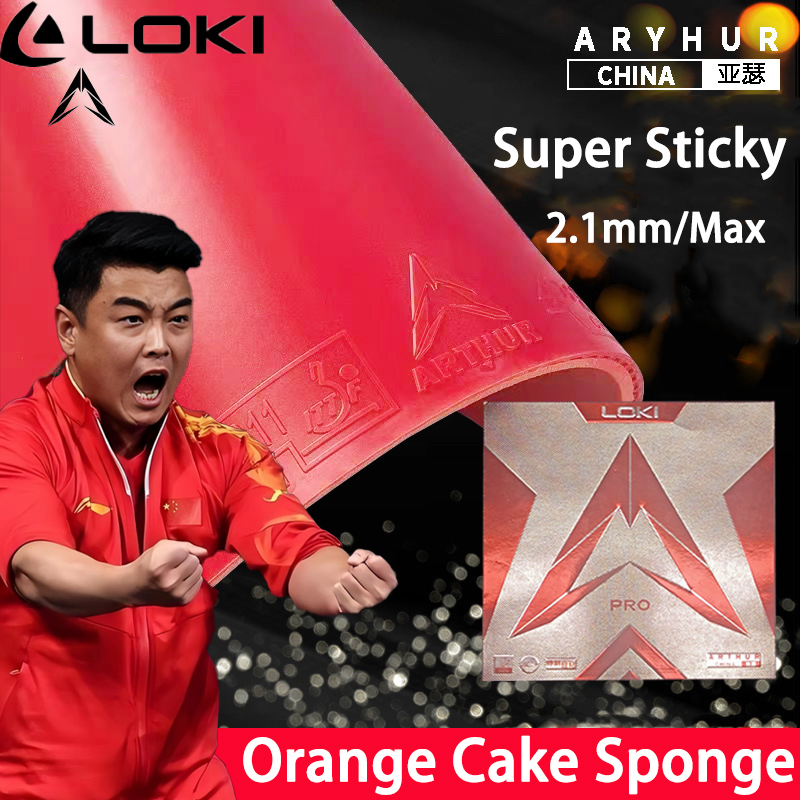 Table Tennis Forehand - LOKI ARTHUR CHINA PRO Super Sticky