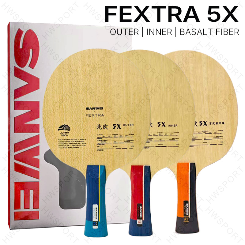 Table Tennis Viscaria - SANWEI FEXTRA 5X Table Tennis Blade