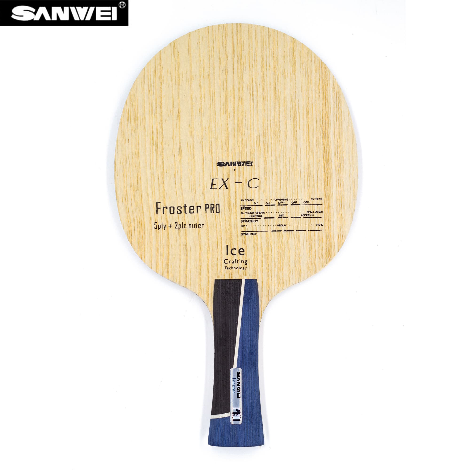 Table Tennis Table - SANWEI ALC Table Tennis Blade Froster