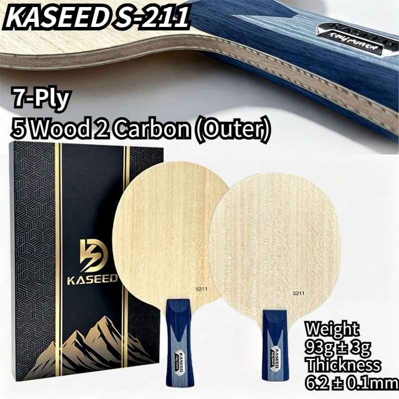 Table Tennis Forehand - KASEED S211 King Power 7-Ply Outer
