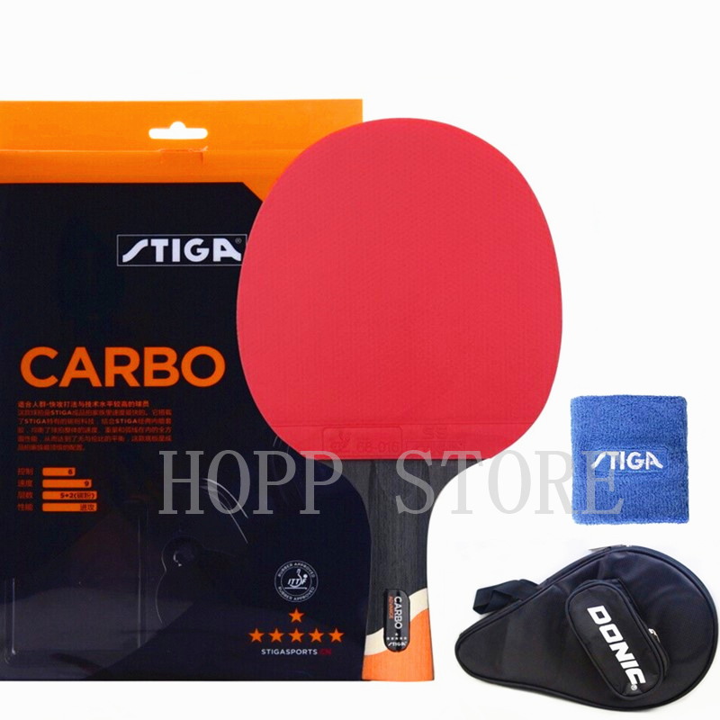 Table Tennis Forehand - STIGA 6 Star Racket Offensive Professional
