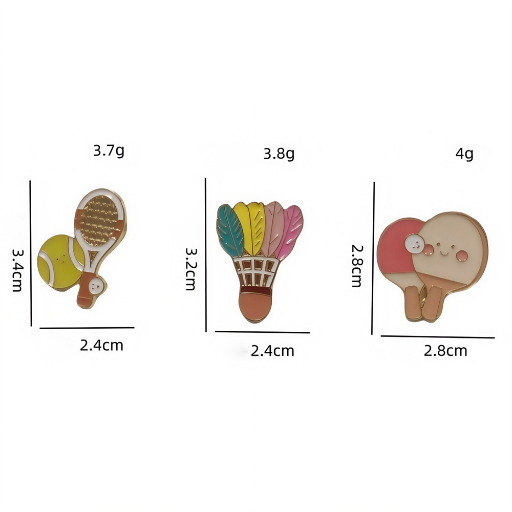 Zinc Alloy Brooches Stylish Ba - Table Tennis Kit Bag recension och pris