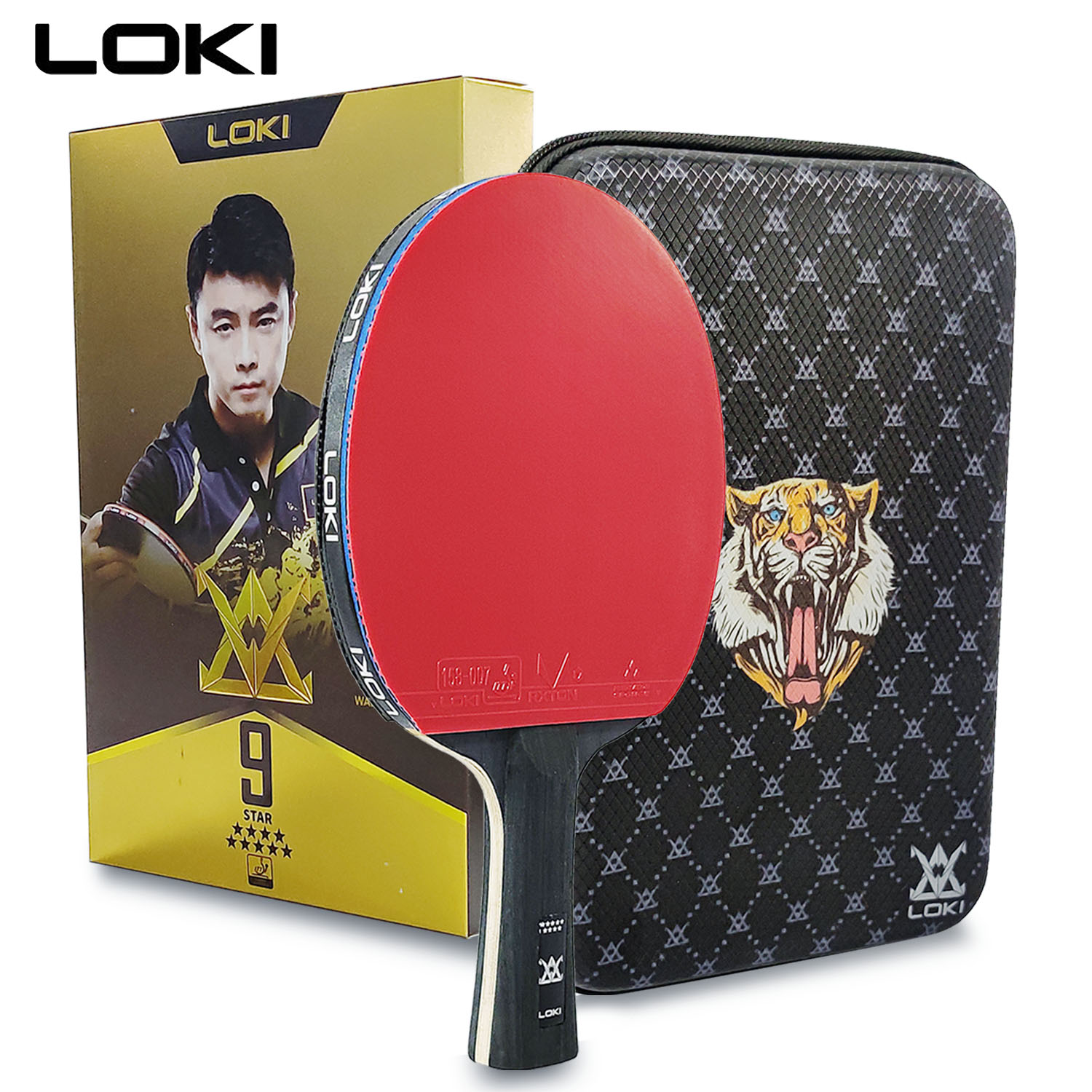 LOKI 9 Star Table Tennis Racke - Table Tennis Movie recension och pris