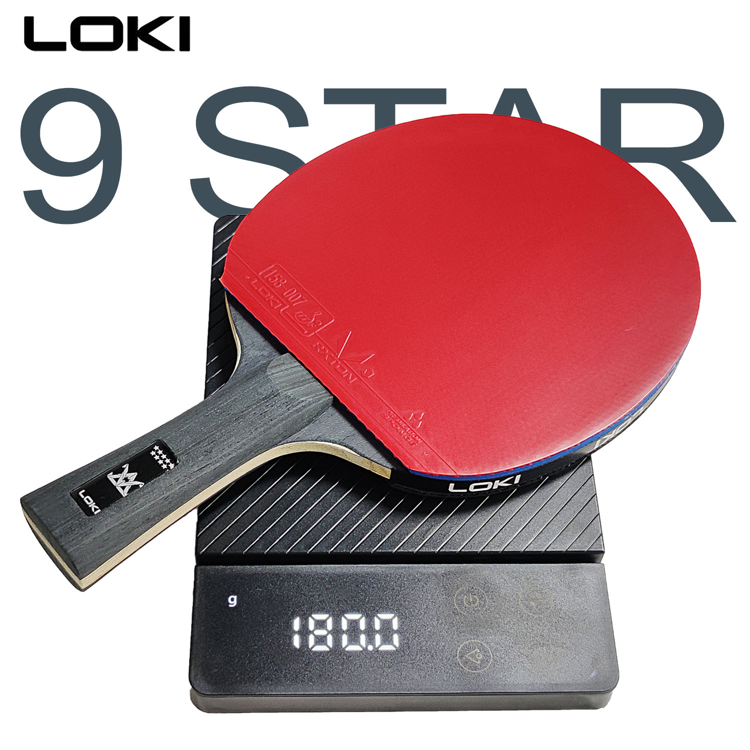 LOKI 9 Star Table Tennis Racke - Table Tennis Movie recension och pris