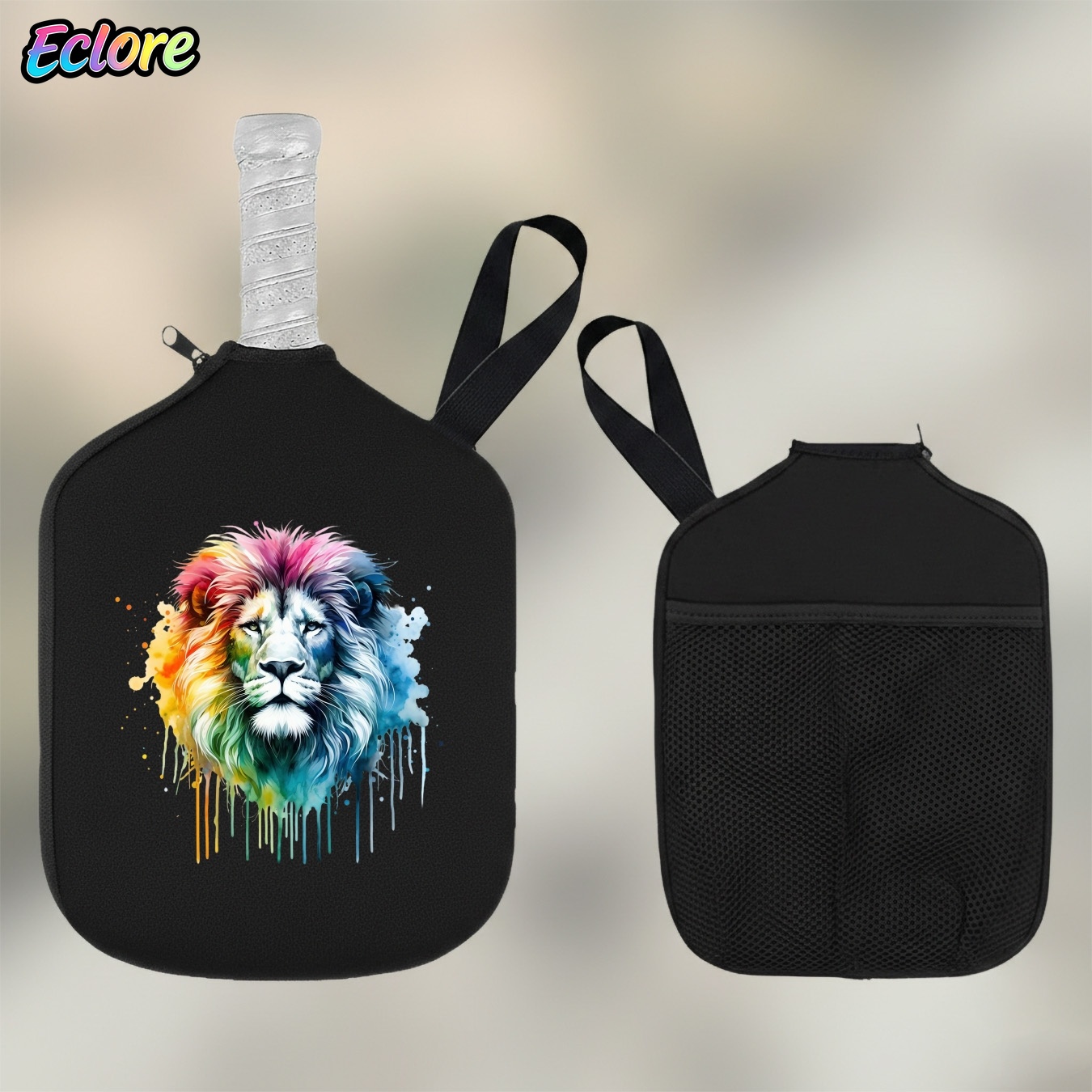 Colorful Watercolor Lion Head  - Table Tennis Table recension och pris