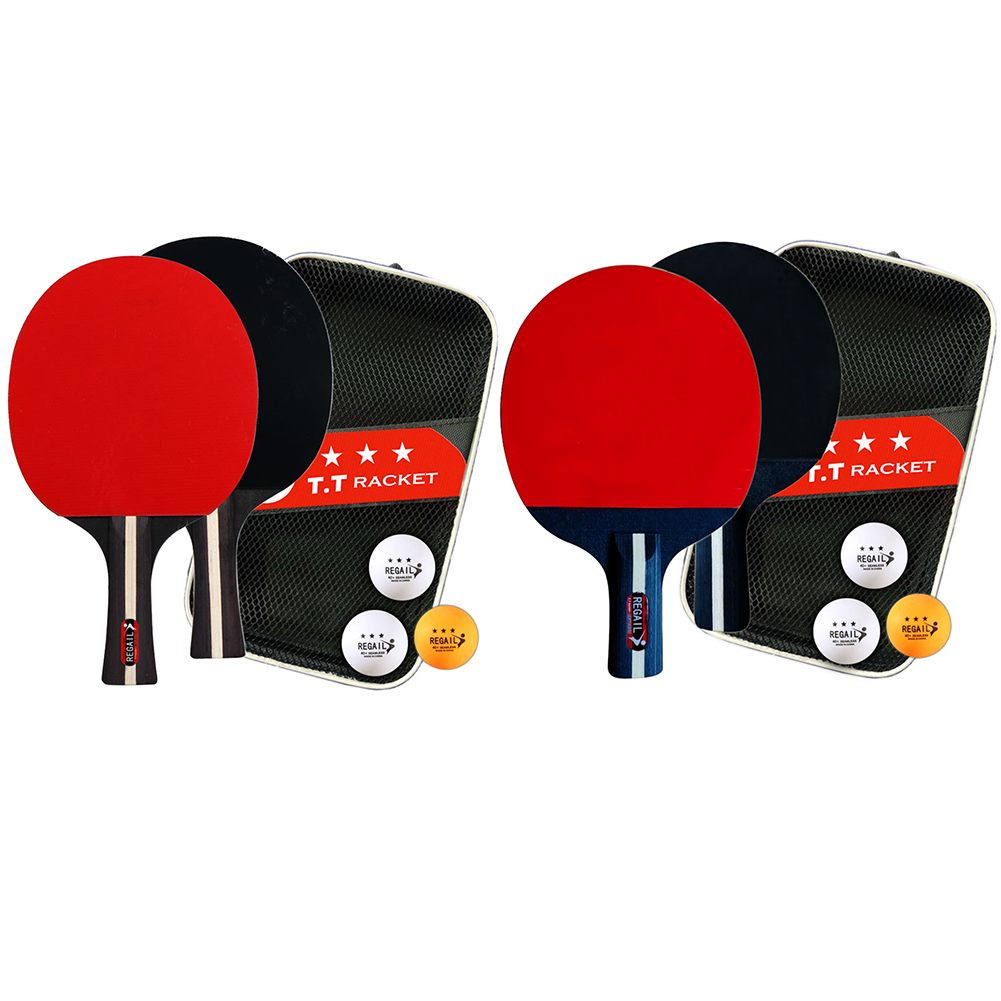 Table Tennis Racket 2 Rackets  - Table Tennis Kit Bag recension och pris