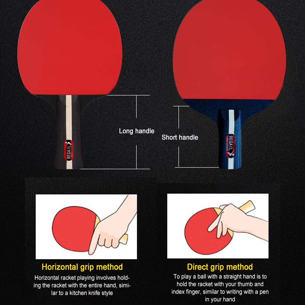 Table Tennis Racket 2 Rackets  - Table Tennis Kit Bag recension och pris