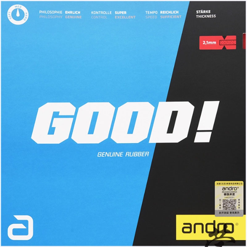 Andro GOOD Table Tennis Rubber - Table Tennis Bat recension och pris