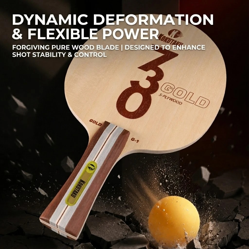 Kokutaku Table Tennis Blade FL - Table Tennis Racket recension och pris