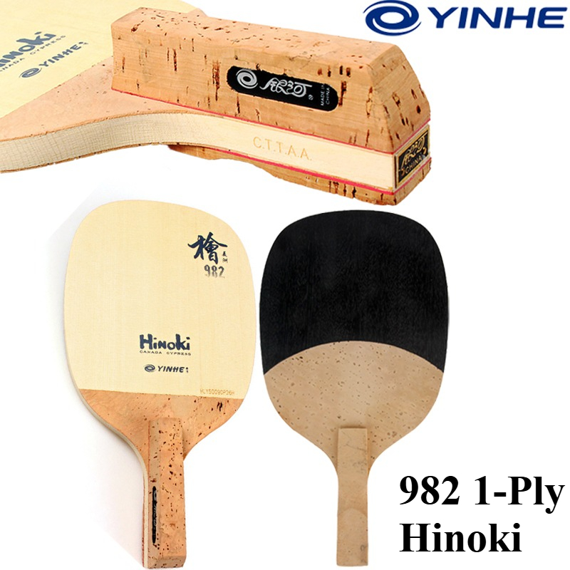YINHE 982 1-Ply Solid Hinoki T - Table Tennis Table recension och pris
