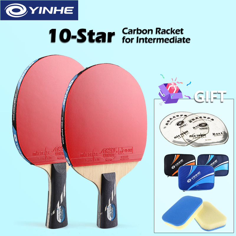 Yinhe 10-star Ping Pong Racket - Table Tennis Viscaria recension och pris