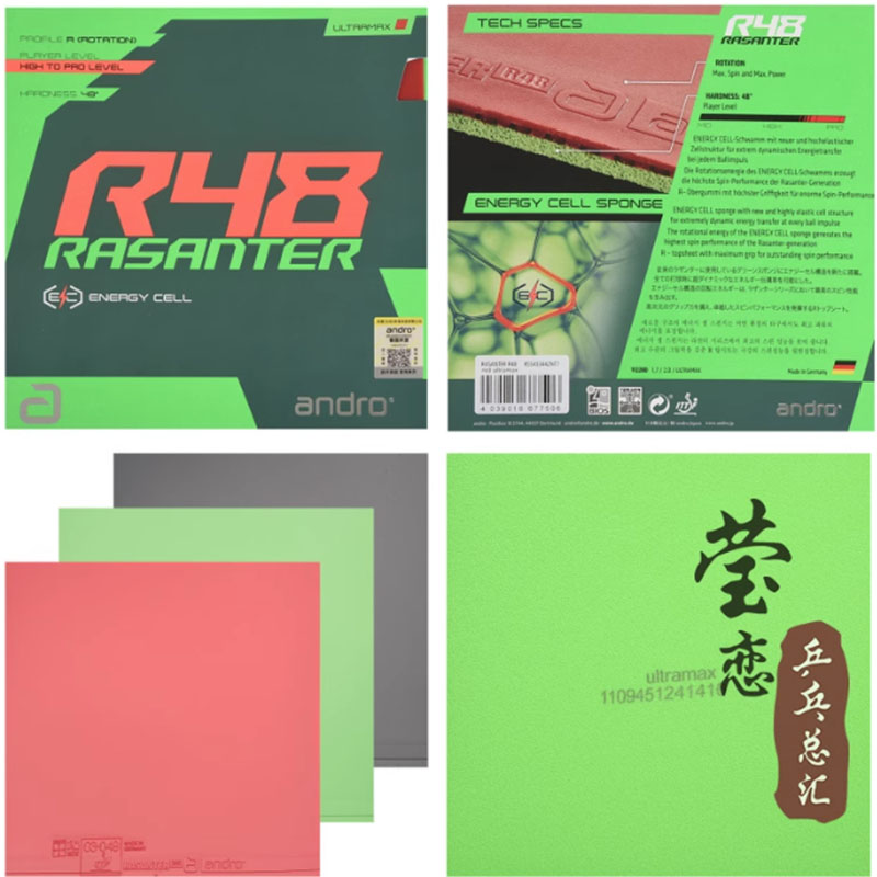 Andro Rasanter R45 47 50 C45 4 - Table Tennis Bat recension och pris