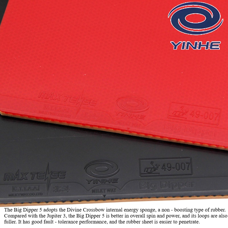 YINHE BIG DIPPER V Table Tenni - Table Tennis Forehand recension och pris