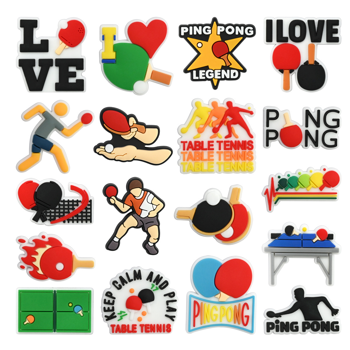 18PCS Table Tennis Sport Serie - Table Tennis Kit Bag recension och pris