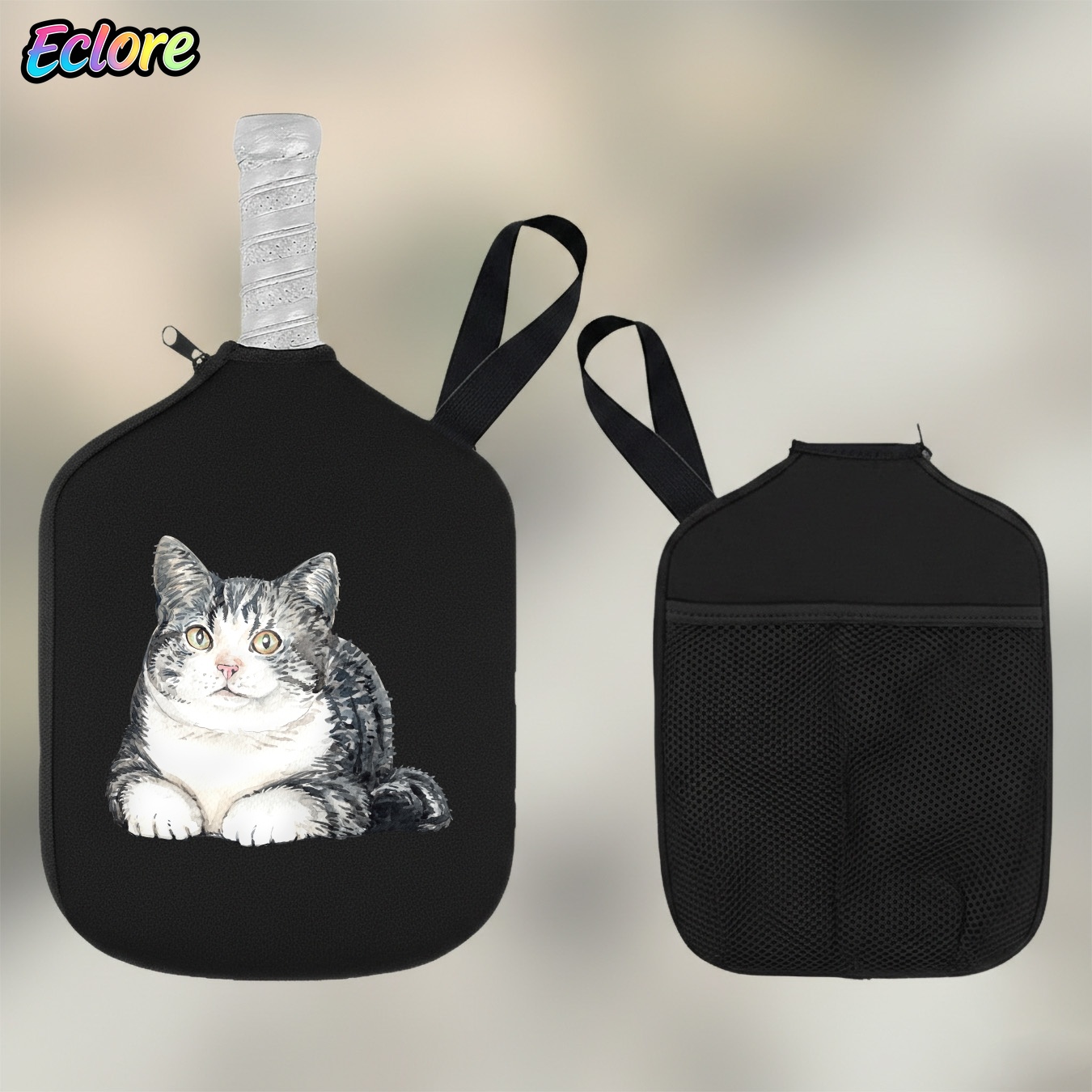 Cute Watercolor Cat Pickleball - Table Tennis Table recension och pris