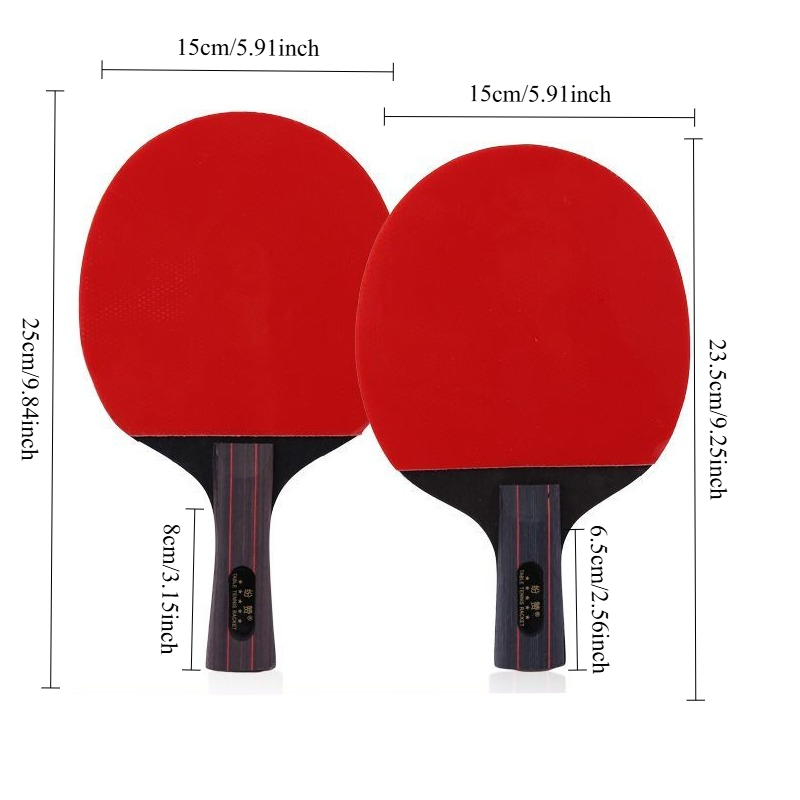 5 Star Table Tennis Racket Set - Table Tennis Kit Bag recension och pris